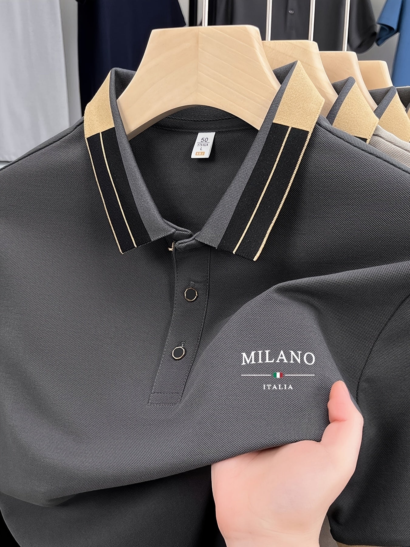 MILANO™ – Lengvas vyriškas polo marškinėlis
