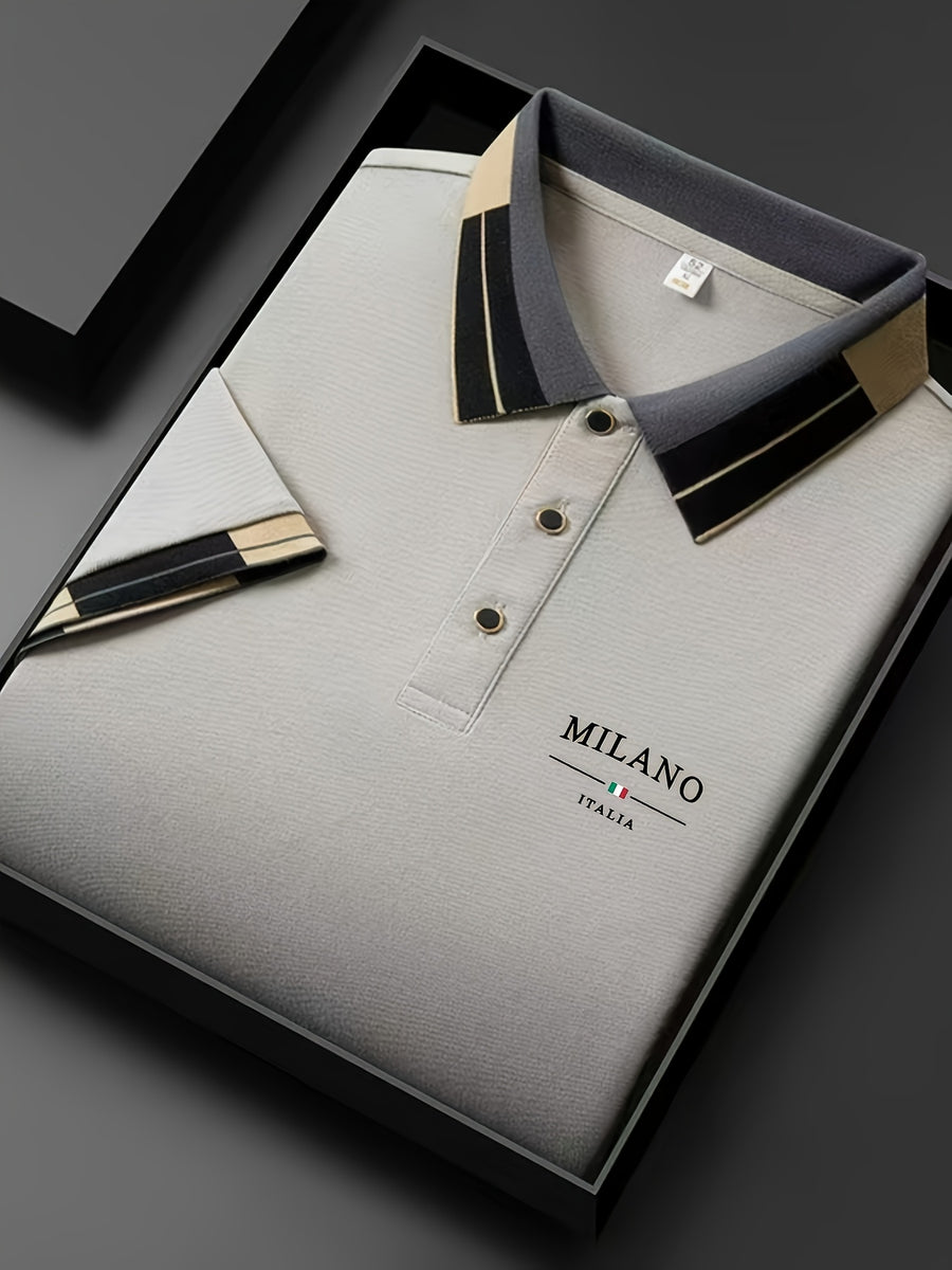 MILANO™ – Lengvas vyriškas polo marškinėlis