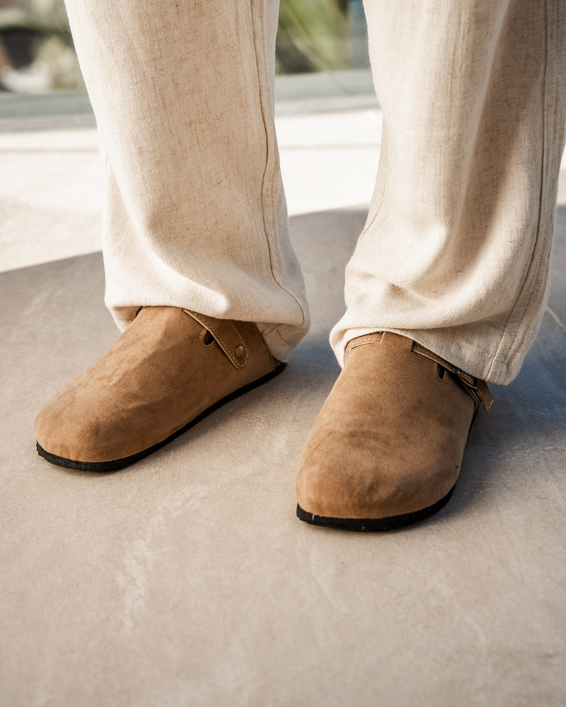 Luke™ | Vyrų veliūriniai šlepetės – Ergonomiška pado forma užtikrina komfortą