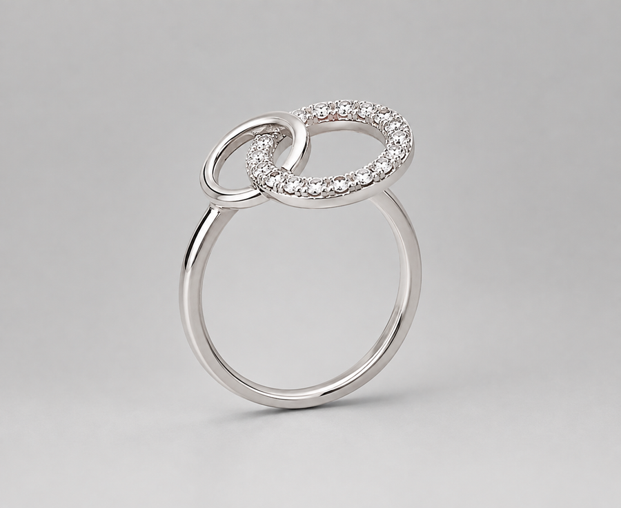 INTRECCIO™ | Anello Doppio Cerchio