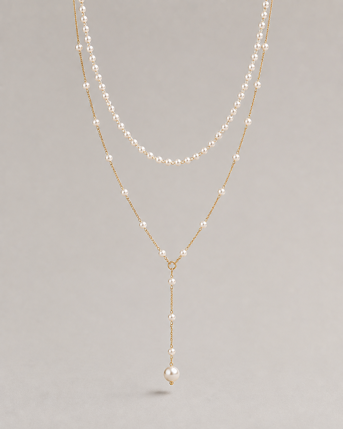PERLA DI LUNA™ | Collana Doppia con Perle