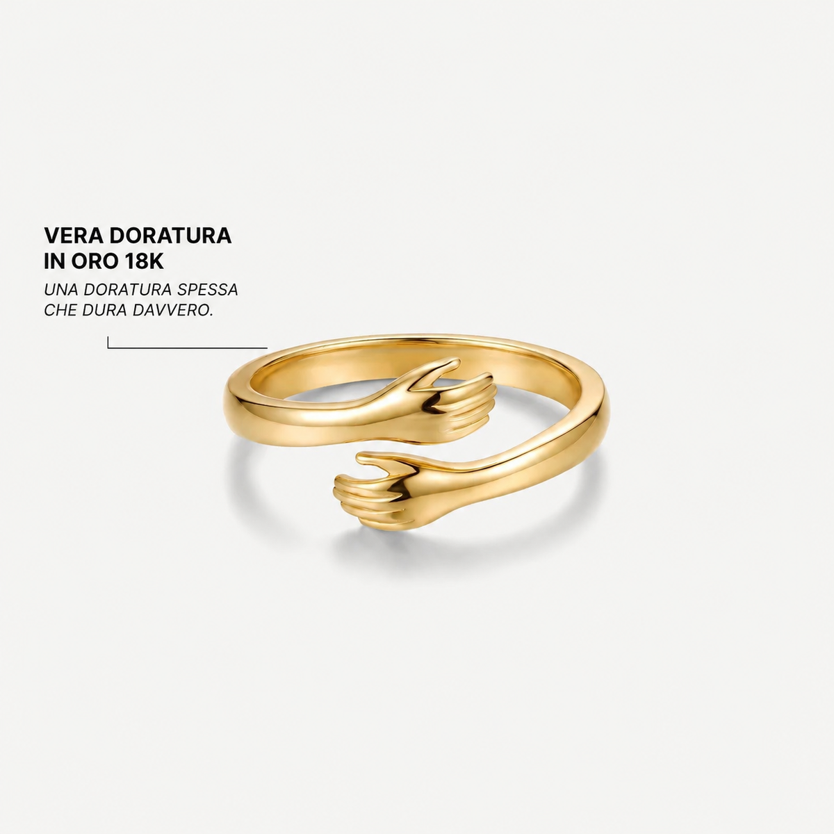 ABBRACCIO ETERNO™ | Anello Regolabile