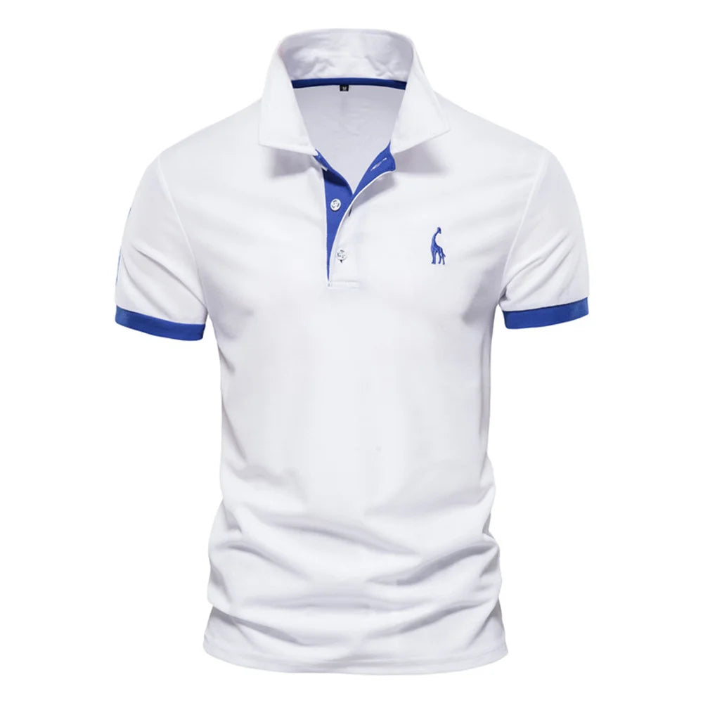 GIRAFFE™ – Vyriškas polo marškinėlis su siuvinėjimu