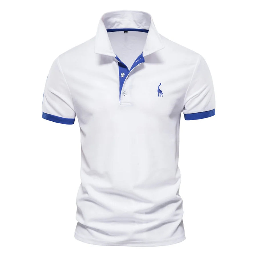GIRAFFE™ – Vyriškas polo marškinėlis su siuvinėjimu