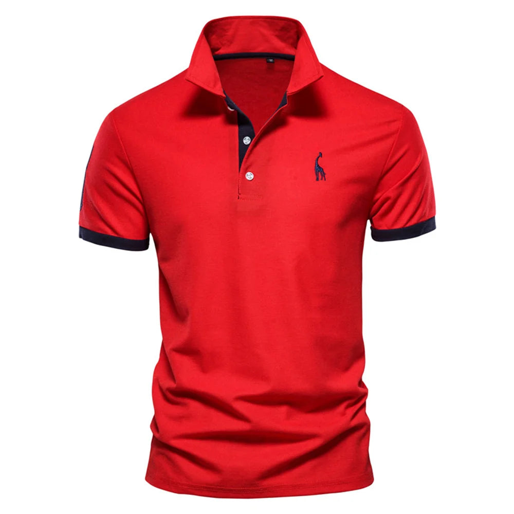 GIRAFFE™ – Vyriškas polo marškinėlis su siuvinėjimu