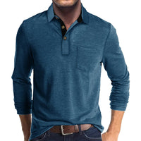 Jörg™ | Vyriški marškiniai su ilgomis rankovėmis, vienos spalvos