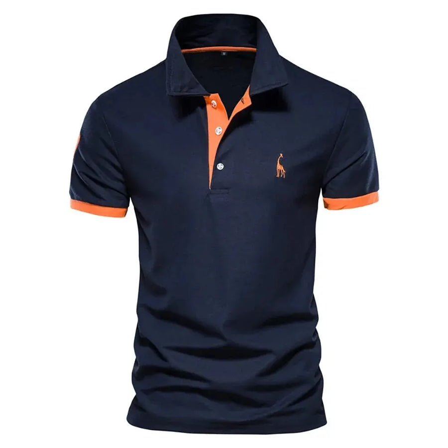 GIRAFFE™ – Vyriškas polo marškinėlis su siuvinėjimu