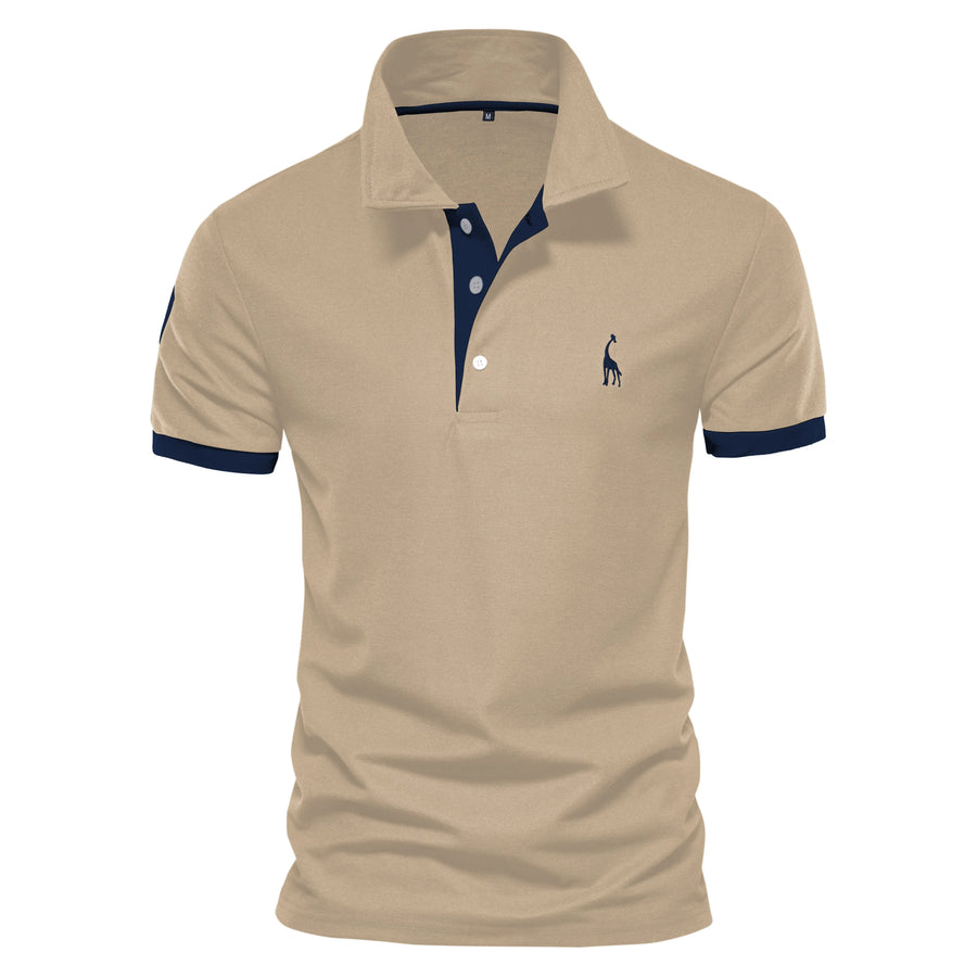 GIRAFFE™ – Vyriškas polo marškinėlis su siuvinėjimu
