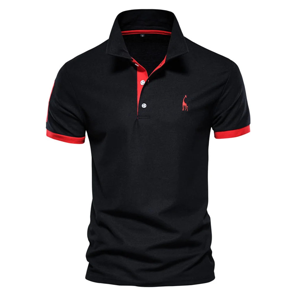 GIRAFFE™ – Vyriškas polo marškinėlis su siuvinėjimu