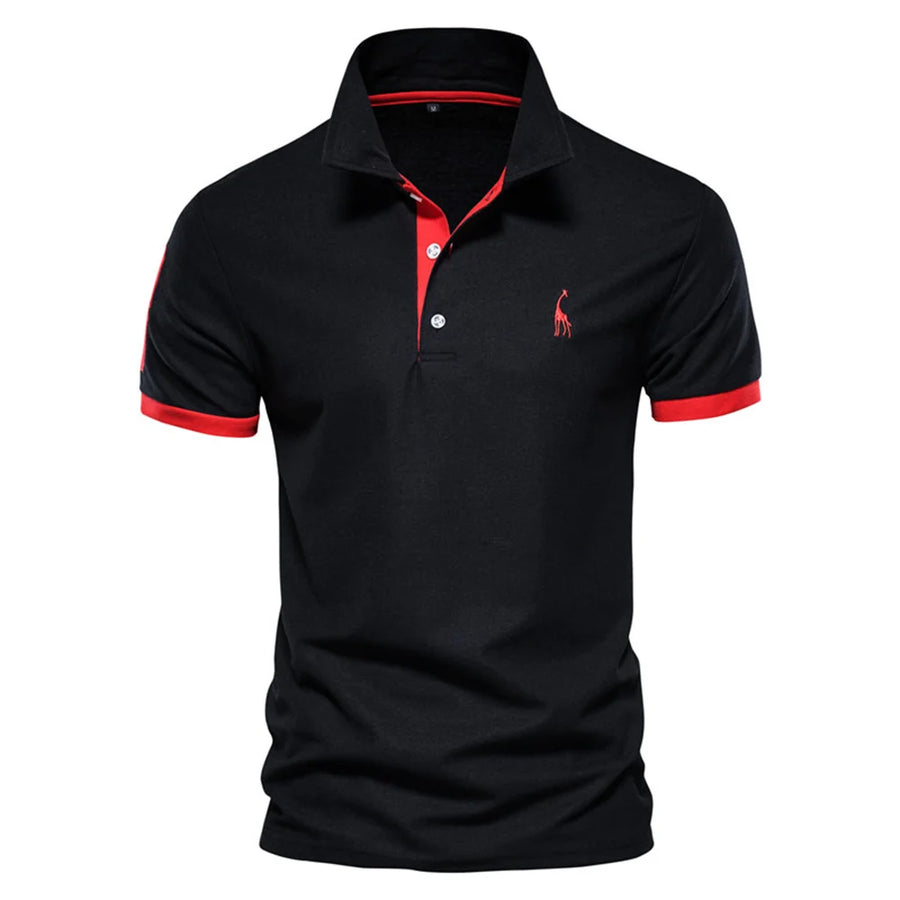 GIRAFFE™ – Vyriškas polo marškinėlis su siuvinėjimu