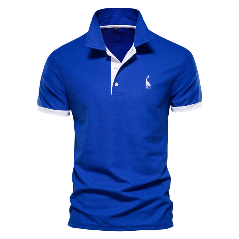 GIRAFFE™ – Vyriškas polo marškinėlis su siuvinėjimu
