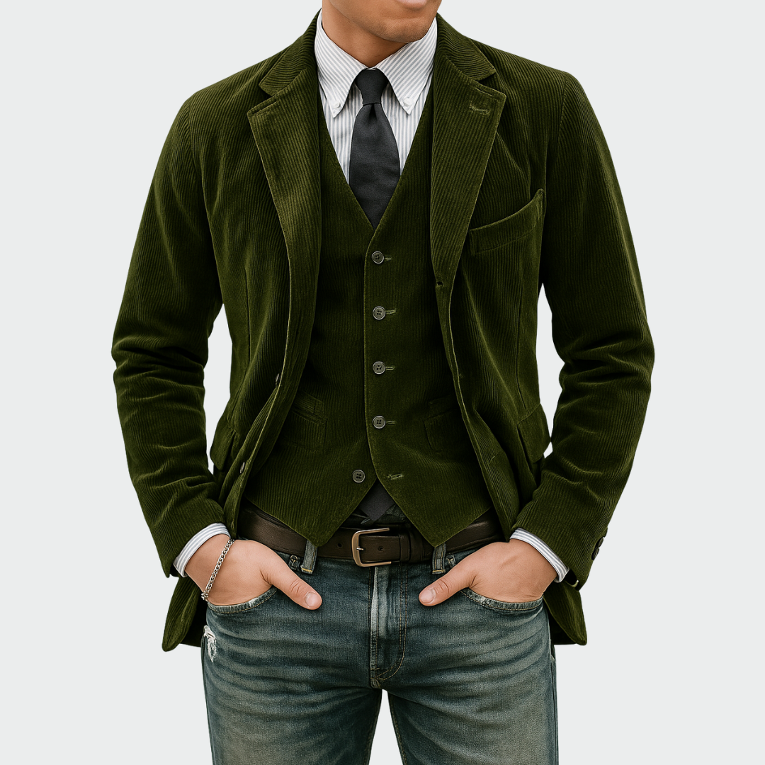 Connor | Modernus švarkas-komplektas vyrams